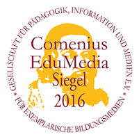 Auszeichnung Comenius EduMedia Siegel 2016 der Gesellschaft für Pädagogik und Information e.V.